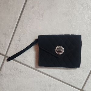 Vera Bradley Quilted Black Wallet